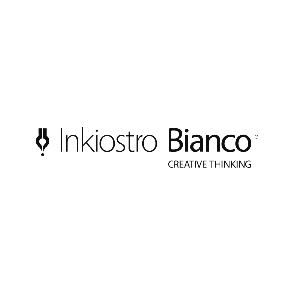 brandlogo inkiostro bianco